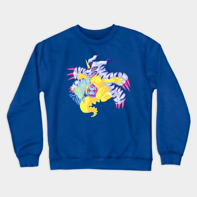 Blue Blaster Crewneck Sweatshirt by starfoxe